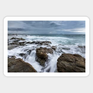 White Water, Point Cartwright, Sunshine Coast Queensland Sticker